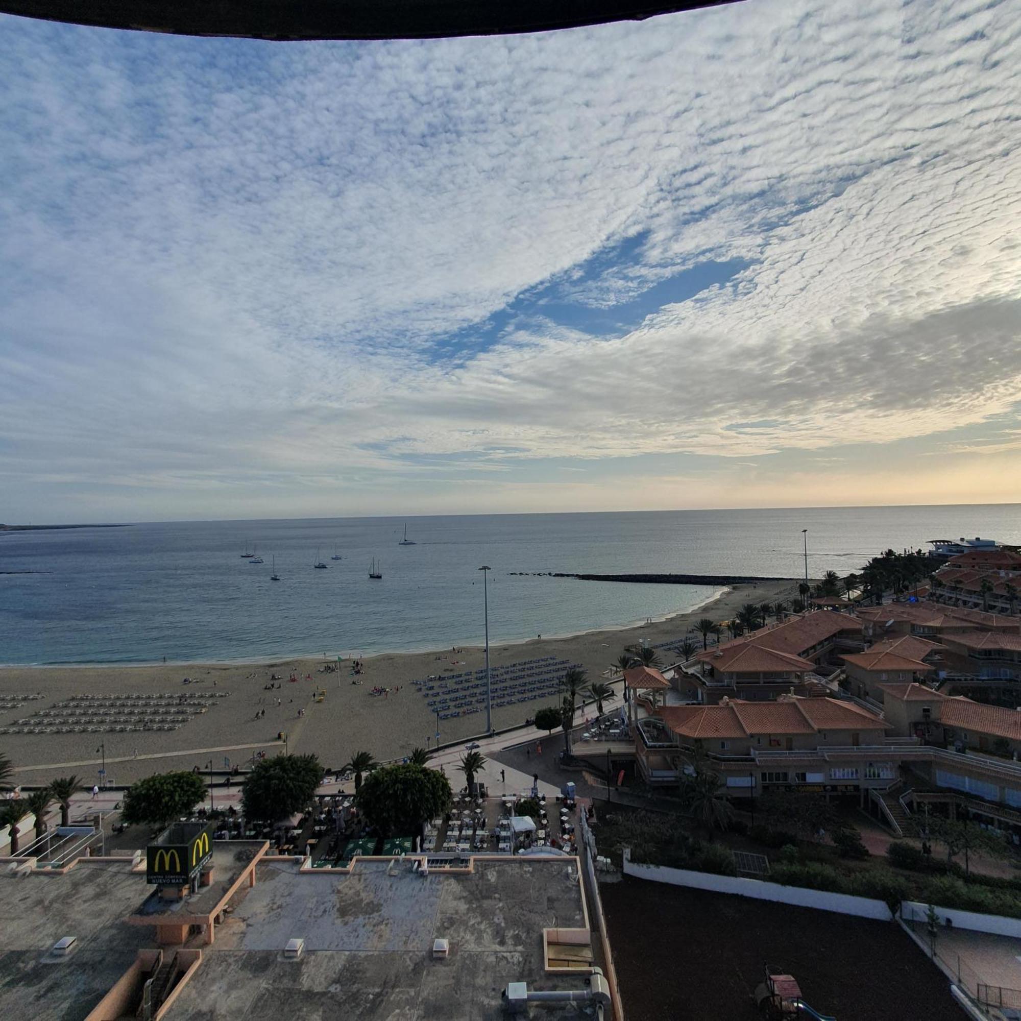 Panoramic Seaview Las Vistas Beach Studio Apartment Arona  Luaran gambar